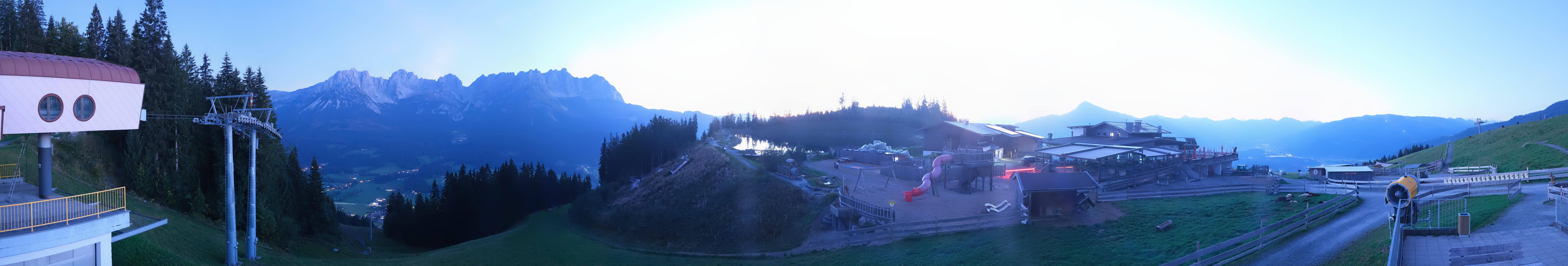 Archiv Foto Webcam Panoramasicht SkiWelt Wilder Kaiser: Astberg