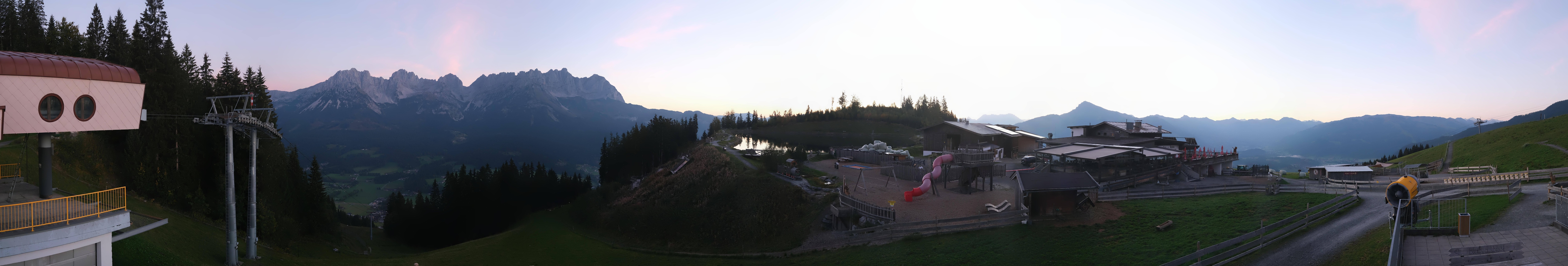 Archiv Foto Webcam Panoramasicht SkiWelt Wilder Kaiser: Astberg