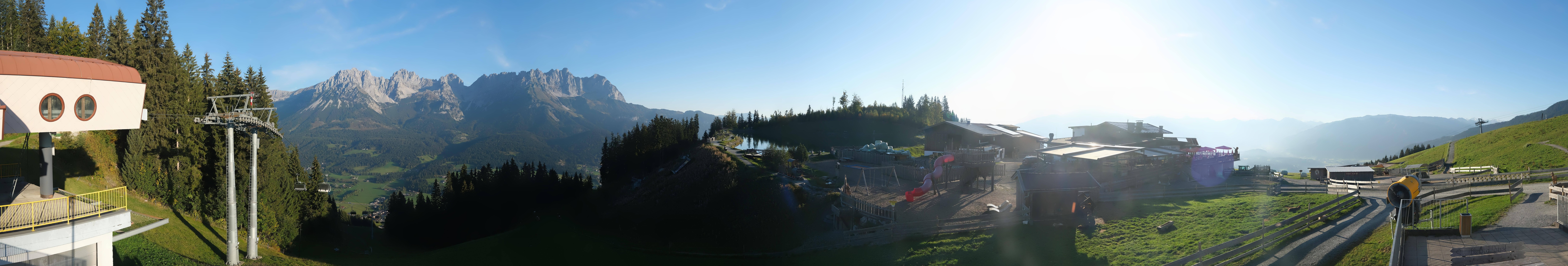 Archiv Foto Webcam Panoramasicht SkiWelt Wilder Kaiser: Astberg