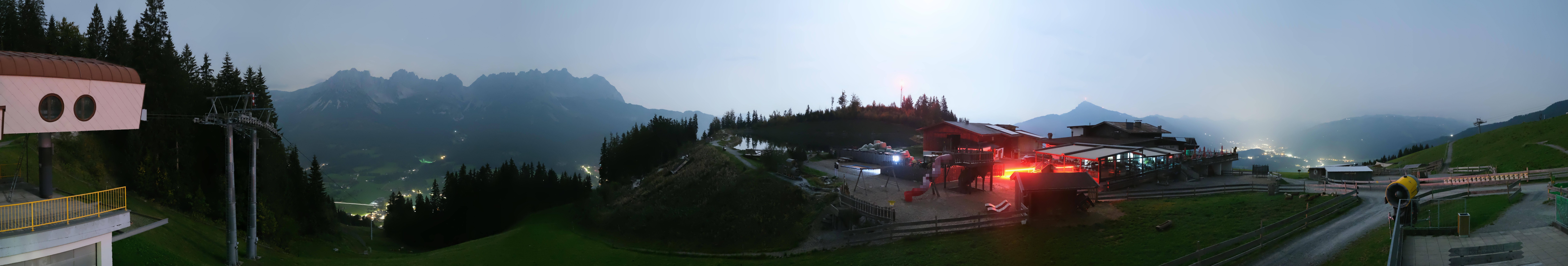 Archiv Foto Webcam Panoramasicht SkiWelt Wilder Kaiser: Astberg