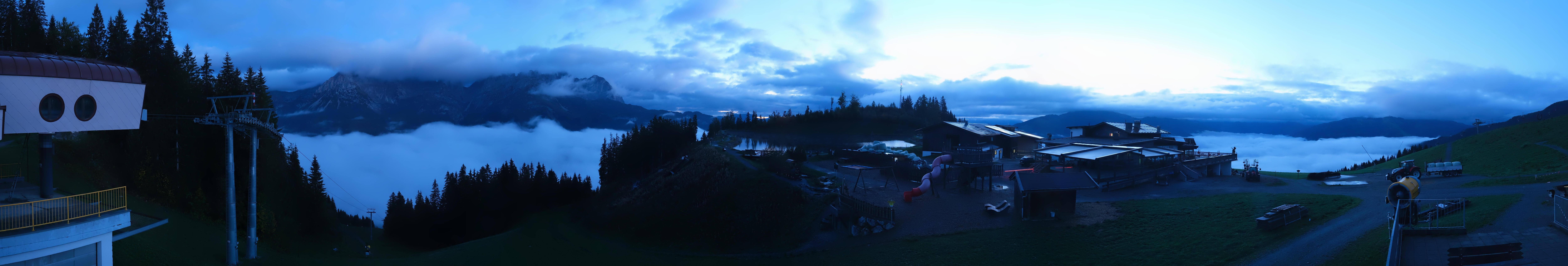 Archiv Foto Webcam Panoramasicht SkiWelt Wilder Kaiser: Astberg