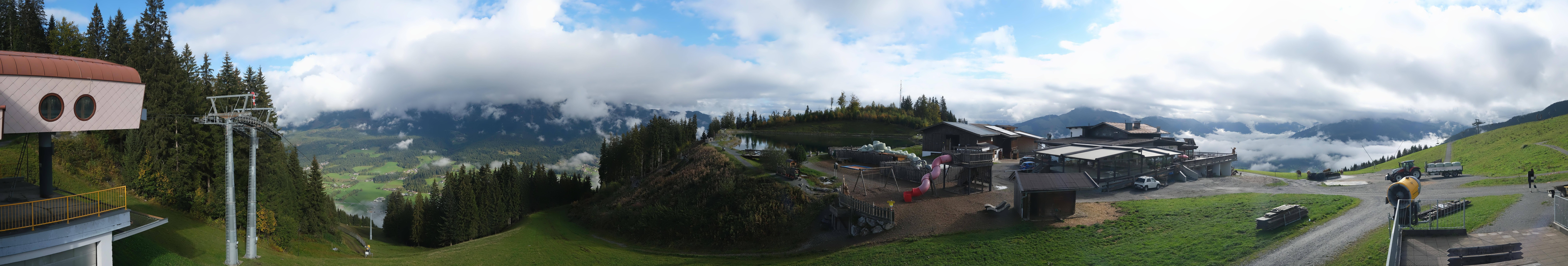 Archiv Foto Webcam Panoramasicht SkiWelt Wilder Kaiser: Astberg