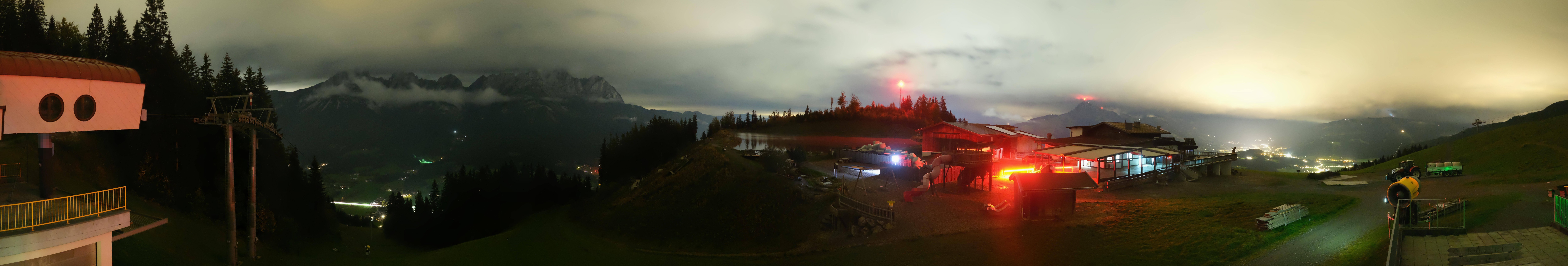 Archived image Webcam View of the Astberg in SkiWelt Wilder Kaiser