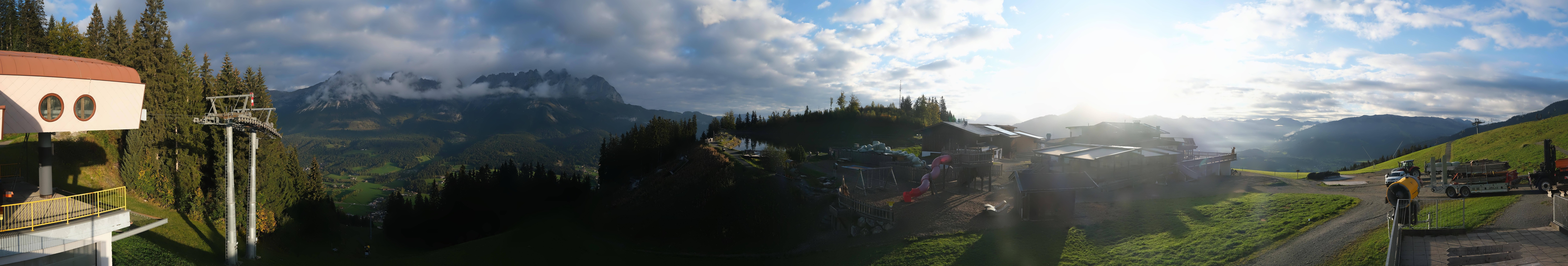 Archiv Foto Webcam Panoramasicht SkiWelt Wilder Kaiser: Astberg