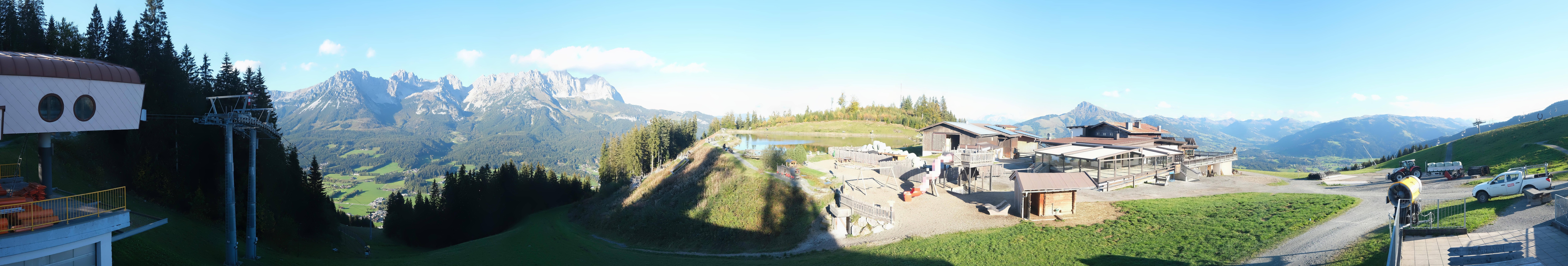 Archiv Foto Webcam Panoramasicht SkiWelt Wilder Kaiser: Astberg