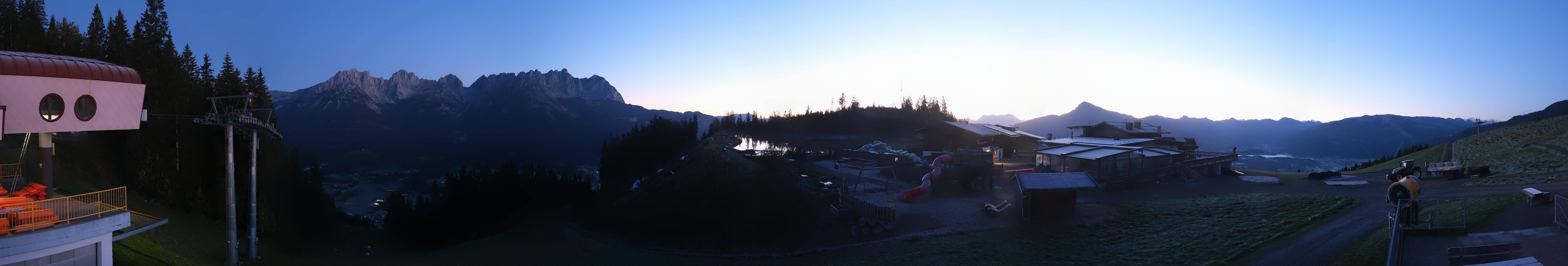 Archiv Foto Webcam Panoramasicht SkiWelt Wilder Kaiser: Astberg
