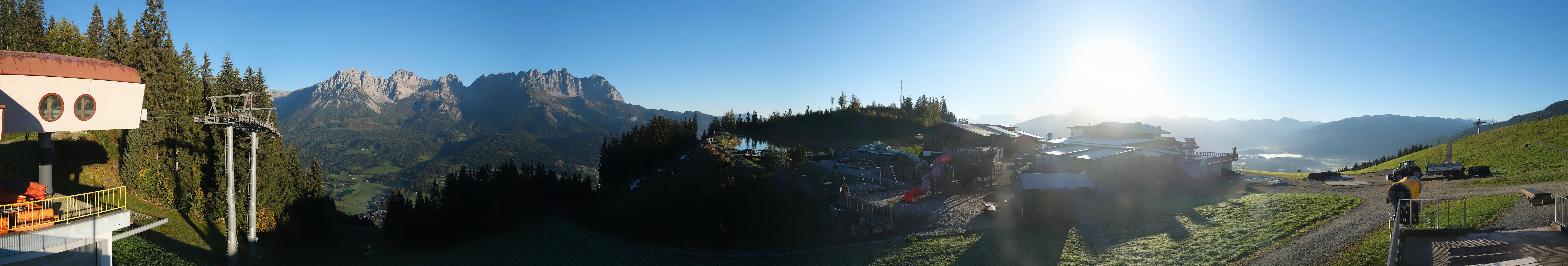 Archiv Foto Webcam Panoramasicht SkiWelt Wilder Kaiser: Astberg