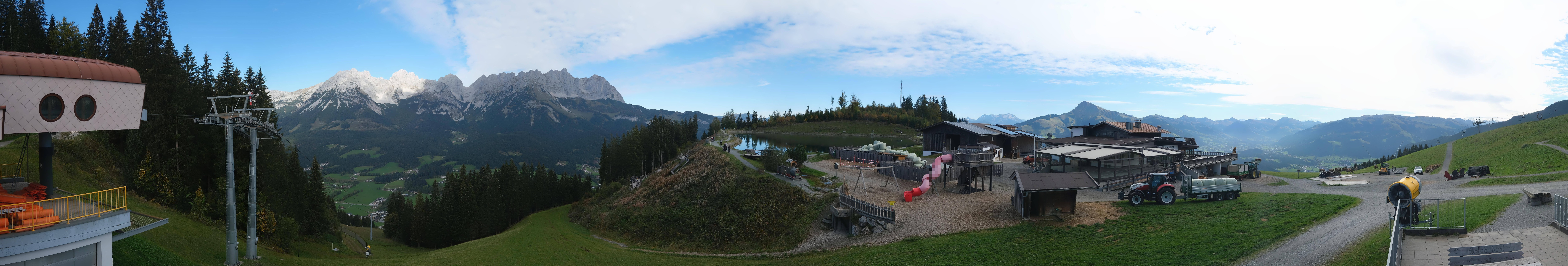 Archiv Foto Webcam Panoramasicht SkiWelt Wilder Kaiser: Astberg
