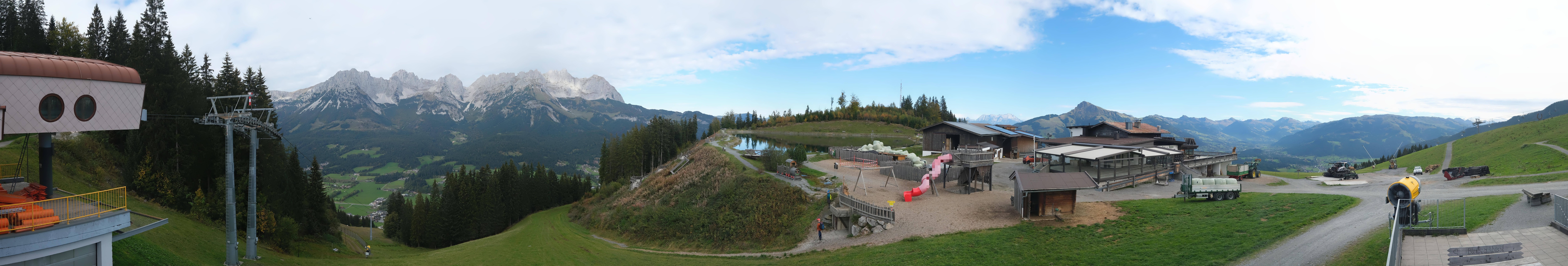 Archiv Foto Webcam Panoramasicht SkiWelt Wilder Kaiser: Astberg