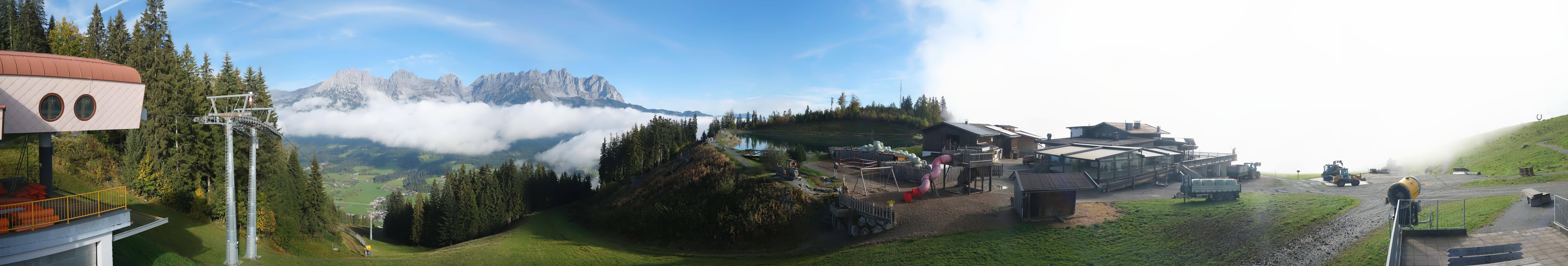 Archiv Foto Webcam Panoramasicht SkiWelt Wilder Kaiser: Astberg