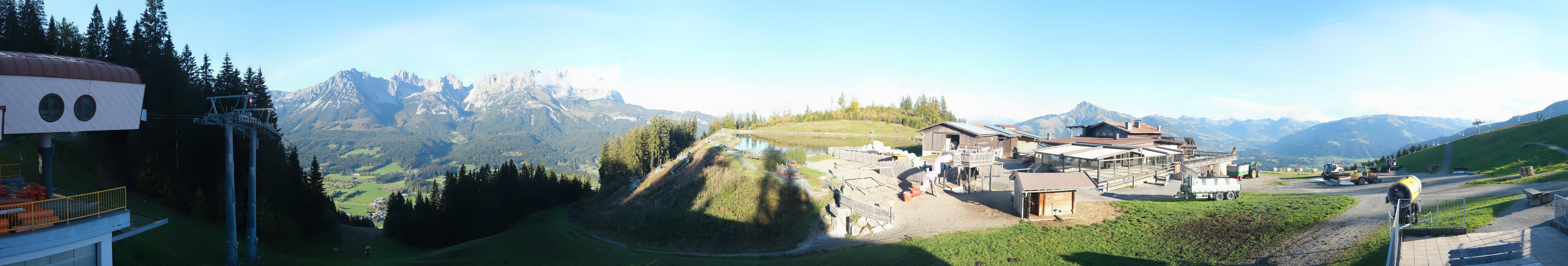 Archiv Foto Webcam Panoramasicht SkiWelt Wilder Kaiser: Astberg