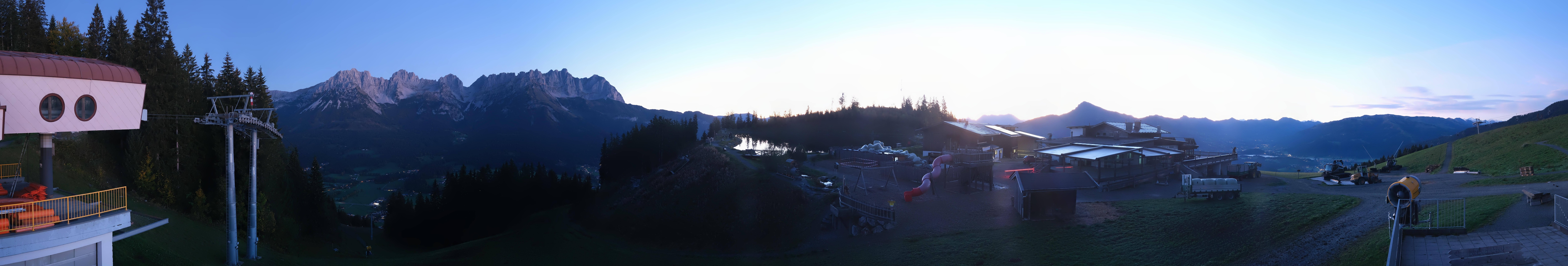 Archiv Foto Webcam Panoramasicht SkiWelt Wilder Kaiser: Astberg