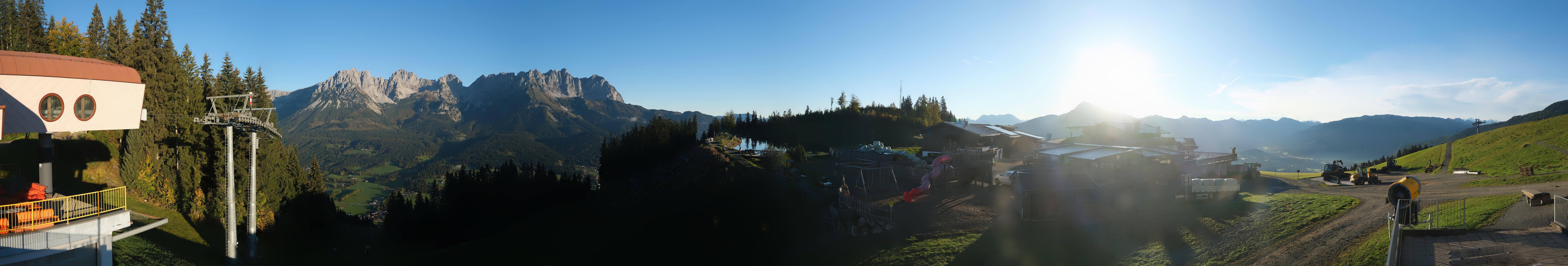 Archiv Foto Webcam Panoramasicht SkiWelt Wilder Kaiser: Astberg