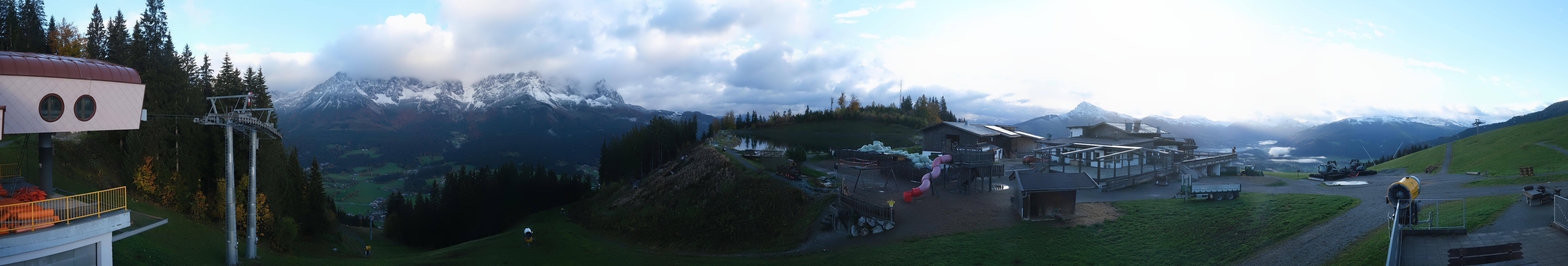 Archiv Foto Webcam Panoramasicht SkiWelt Wilder Kaiser: Astberg