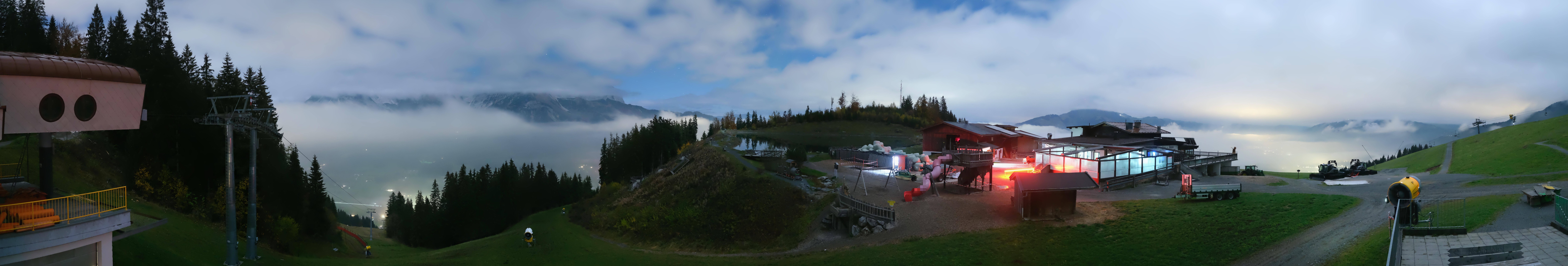 Archiv Foto Webcam Panoramasicht SkiWelt Wilder Kaiser: Astberg