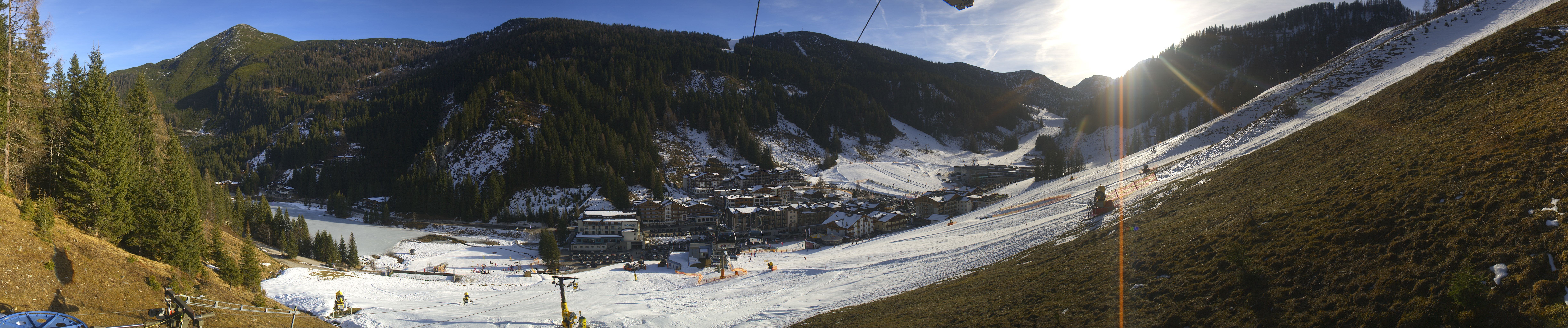 Archiv Foto Webcam Panoramablick Rosskopfbahn in Zauchensee