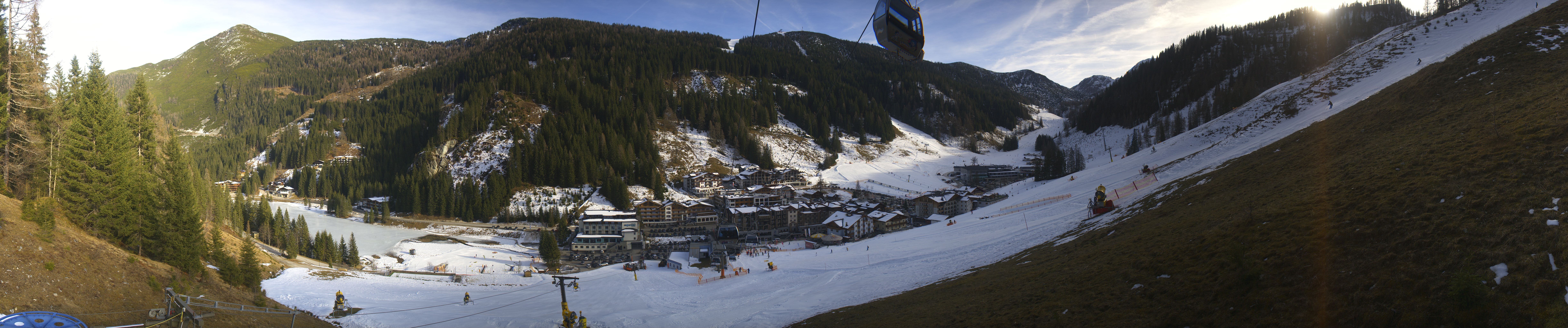 Archiv Foto Webcam Panoramablick Rosskopfbahn in Zauchensee