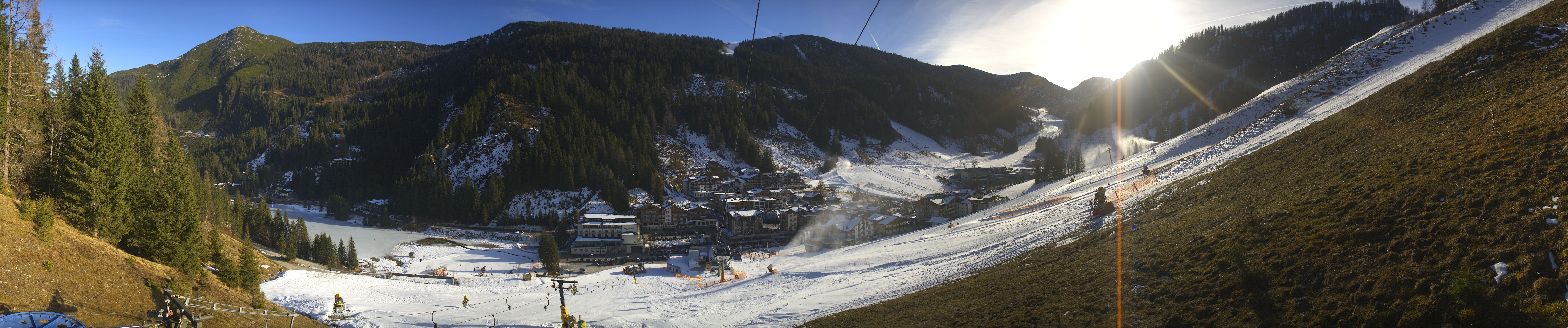 Archiv Foto Webcam Panoramablick Rosskopfbahn in Zauchensee
