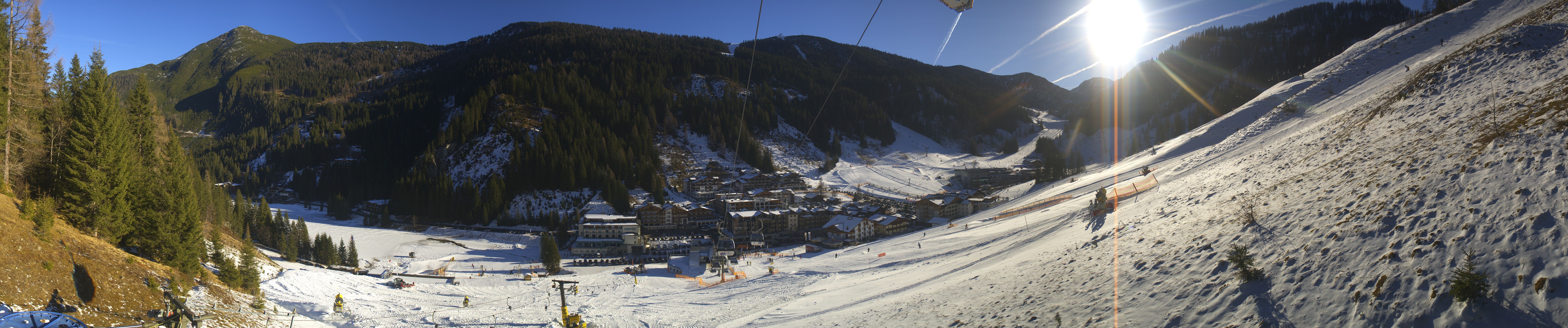 Archiv Foto Webcam Panoramablick Rosskopfbahn in Zauchensee