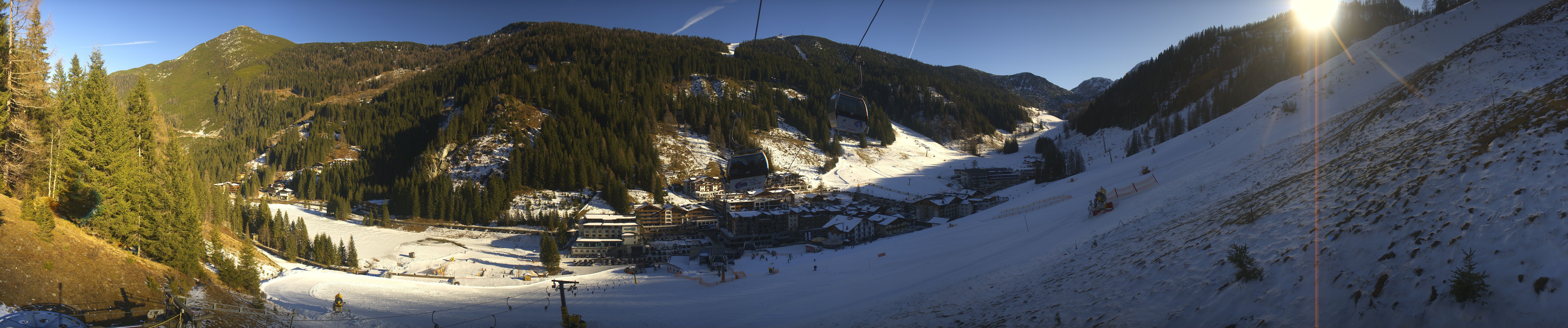 Archiv Foto Webcam Panoramablick Rosskopfbahn in Zauchensee