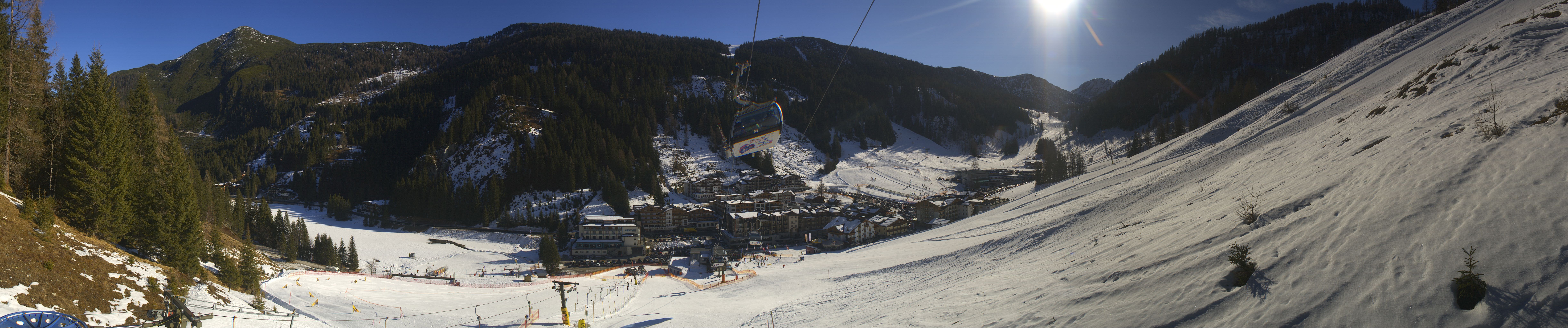 Archiv Foto Webcam Panoramablick Rosskopfbahn in Zauchensee