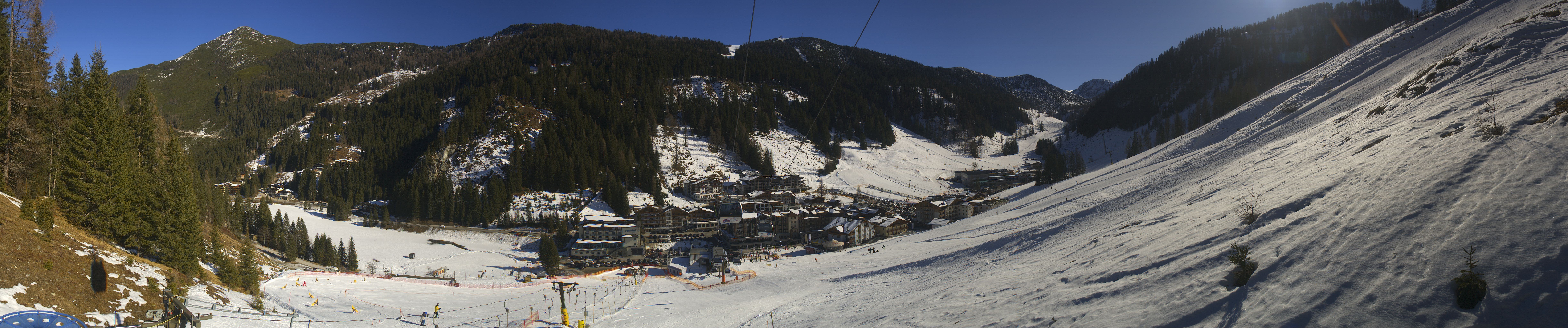 Archiv Foto Webcam Panoramablick Rosskopfbahn in Zauchensee