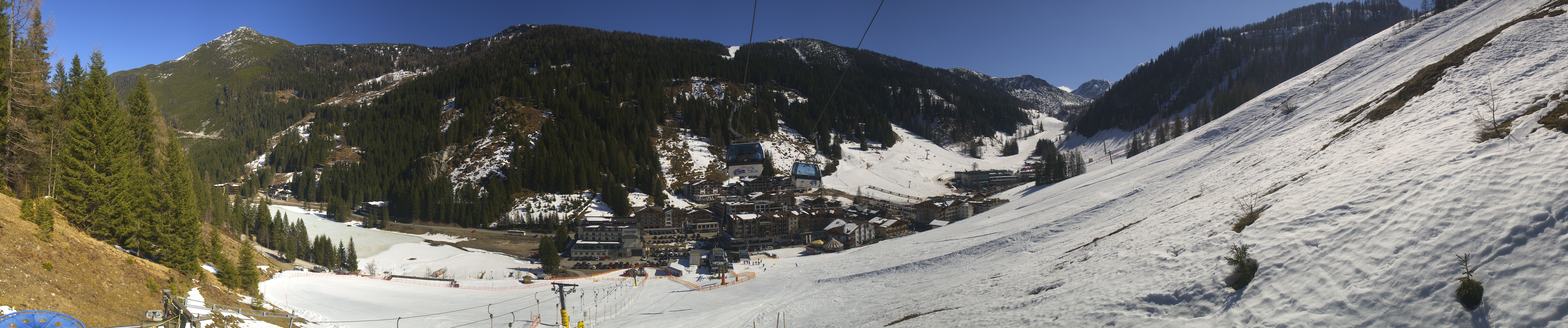 Archiv Foto Webcam Panoramablick Rosskopfbahn in Zauchensee