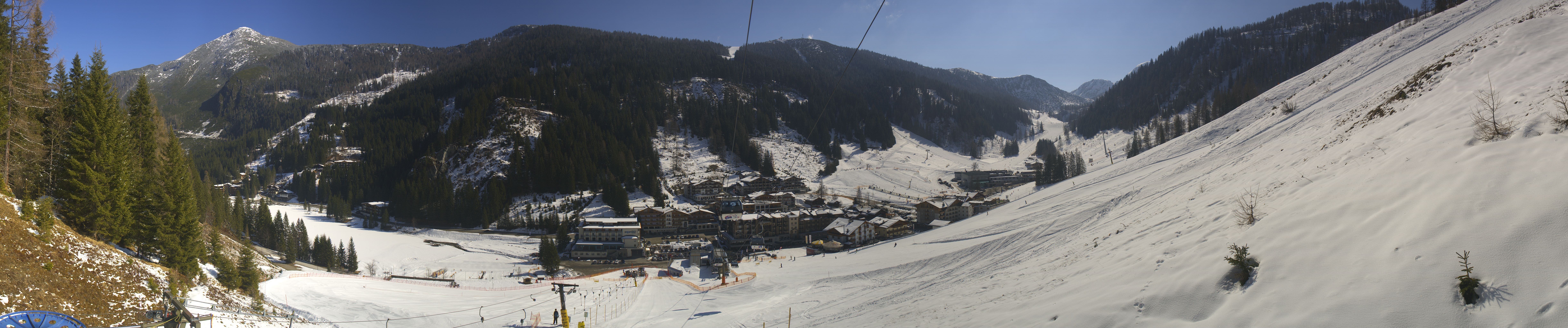 Archiv Foto Webcam Panoramablick Rosskopfbahn in Zauchensee