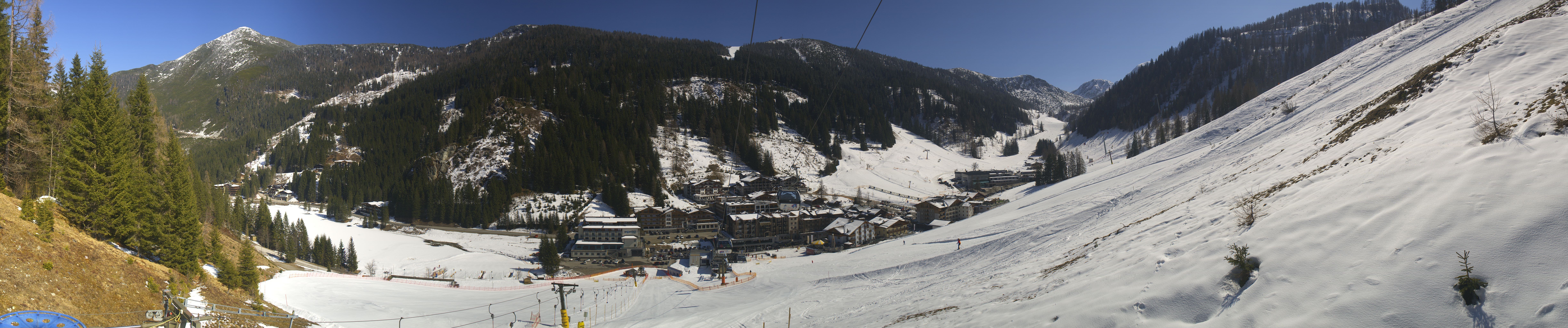 Archiv Foto Webcam Panoramablick Rosskopfbahn in Zauchensee