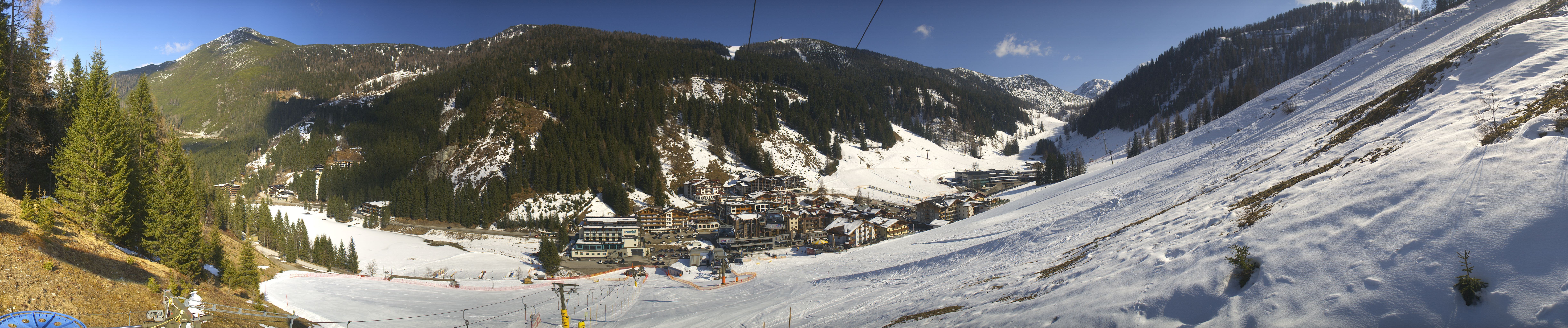 Archiv Foto Webcam Panoramablick Rosskopfbahn in Zauchensee