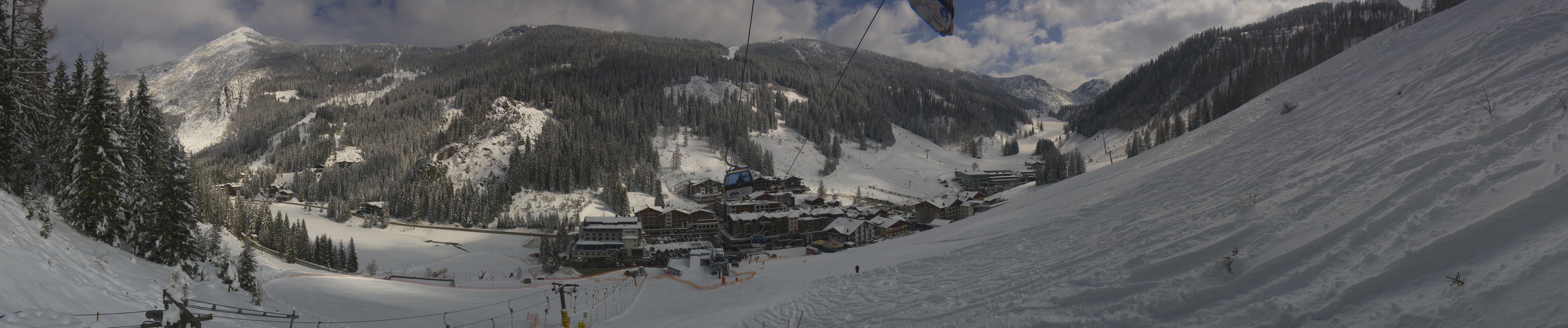 Archiv Foto Webcam Panoramablick Rosskopfbahn in Zauchensee