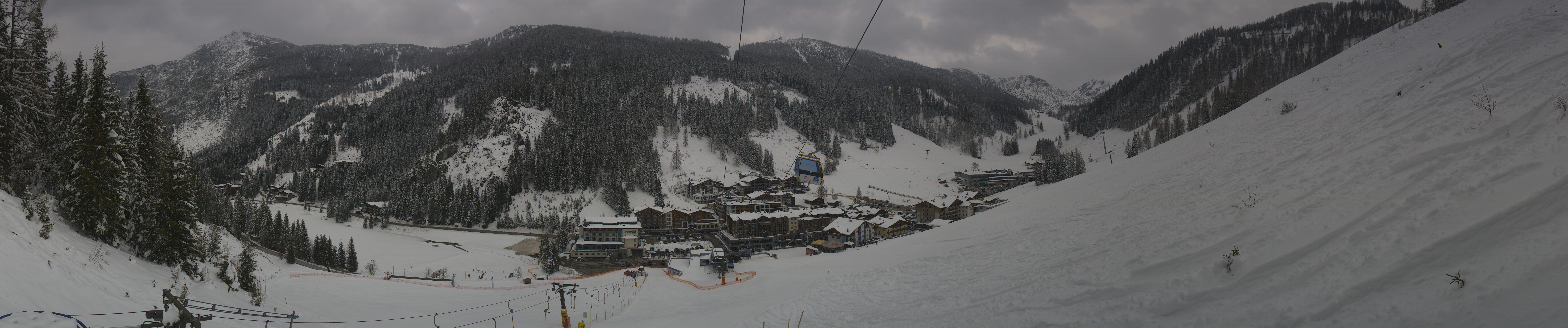 Archiv Foto Webcam Panoramablick Rosskopfbahn in Zauchensee