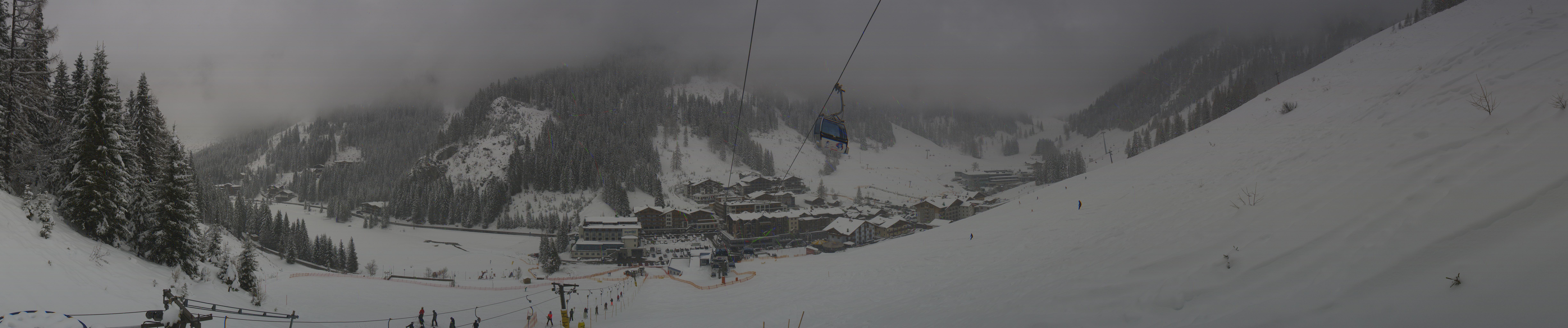 Archiv Foto Webcam Panoramablick Rosskopfbahn in Zauchensee