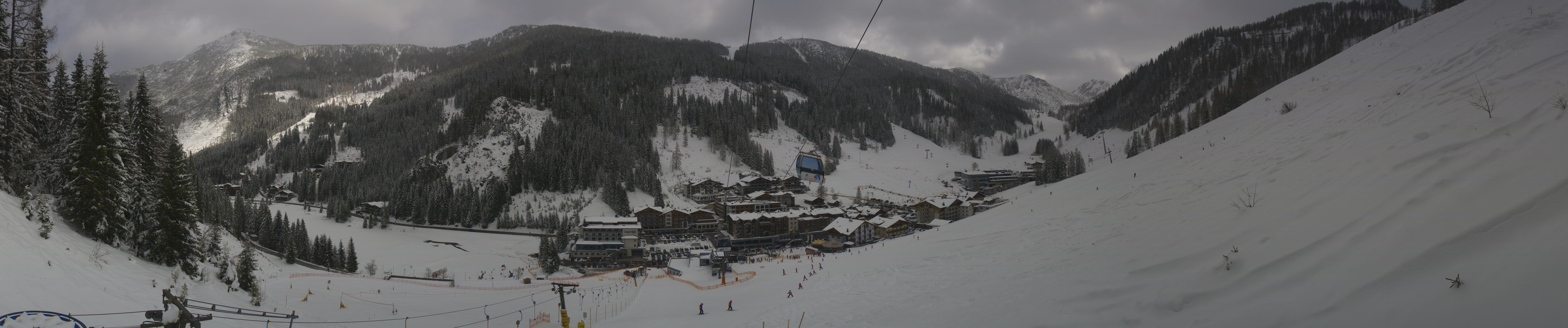 Archiv Foto Webcam Panoramablick Rosskopfbahn in Zauchensee