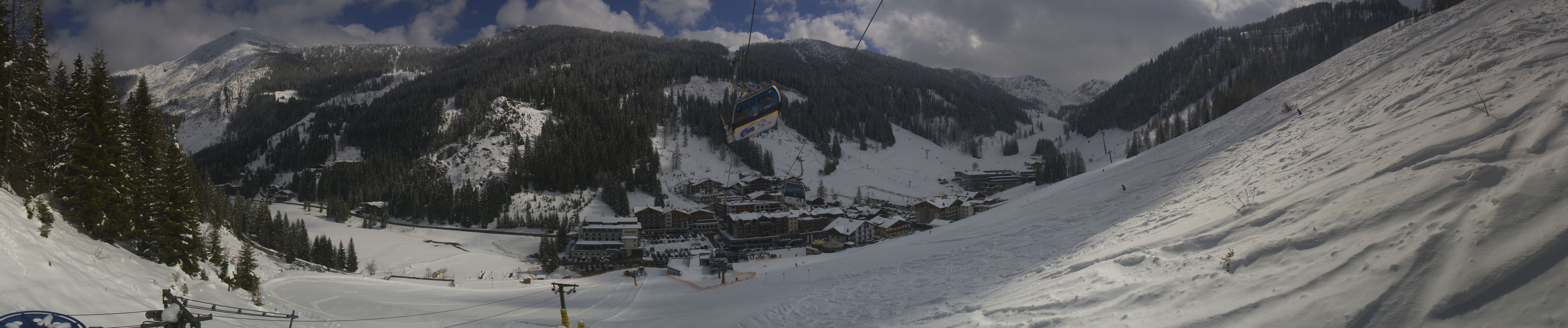 Archiv Foto Webcam Panoramablick Rosskopfbahn in Zauchensee