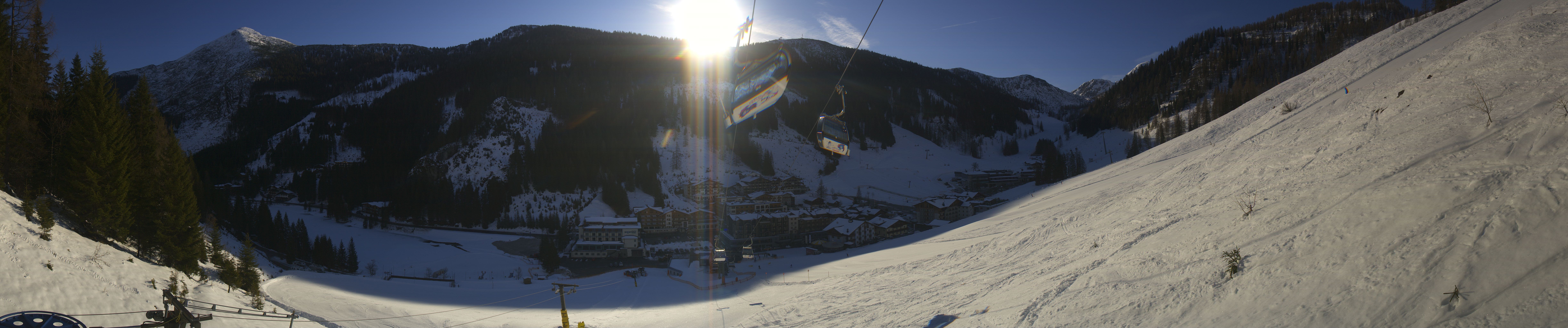 Archiv Foto Webcam Panoramablick Rosskopfbahn in Zauchensee