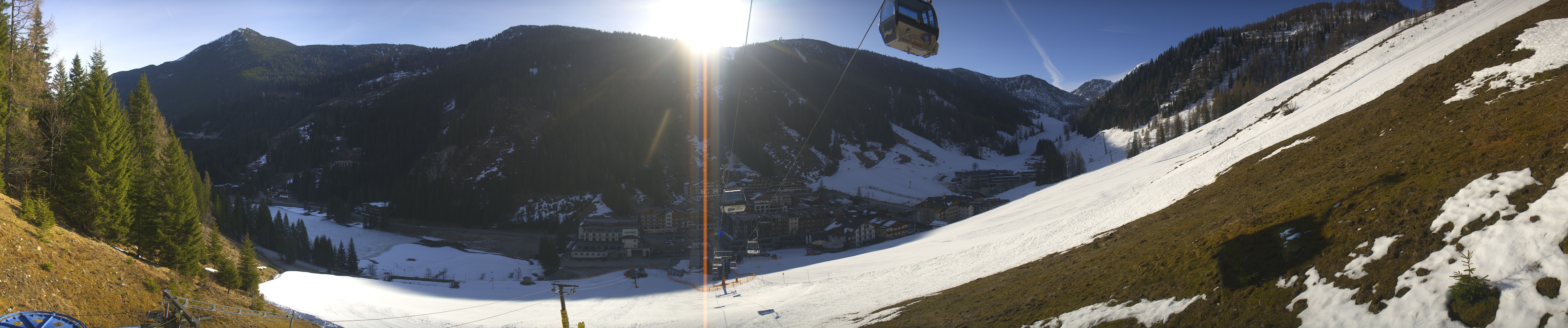 Archiv Foto Webcam Panoramablick Rosskopfbahn in Zauchensee