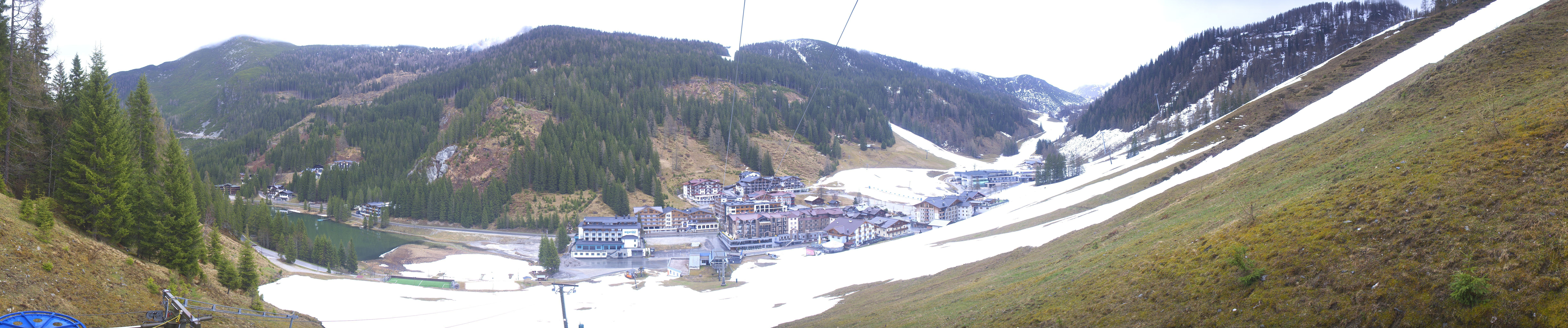Archiv Foto Webcam Panoramablick Rosskopfbahn in Zauchensee