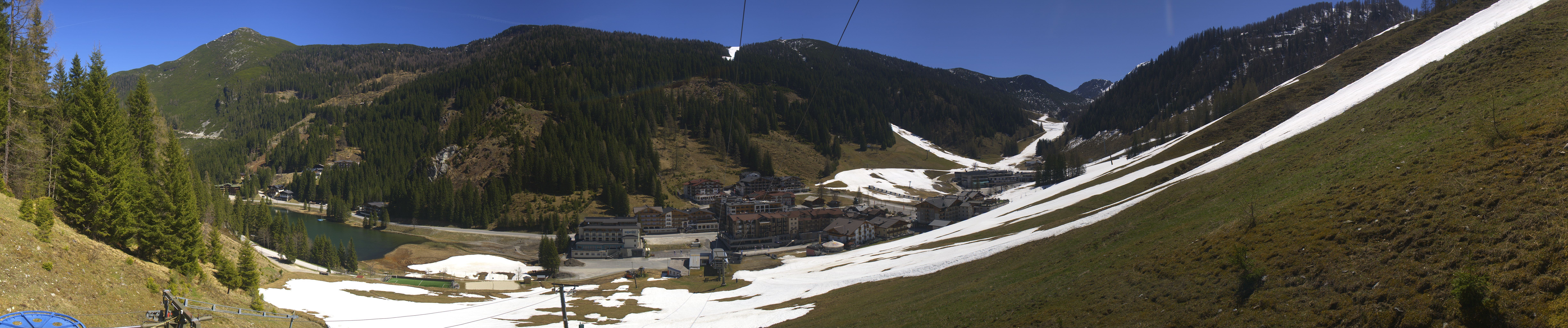 Archiv Foto Webcam Panoramablick Rosskopfbahn in Zauchensee