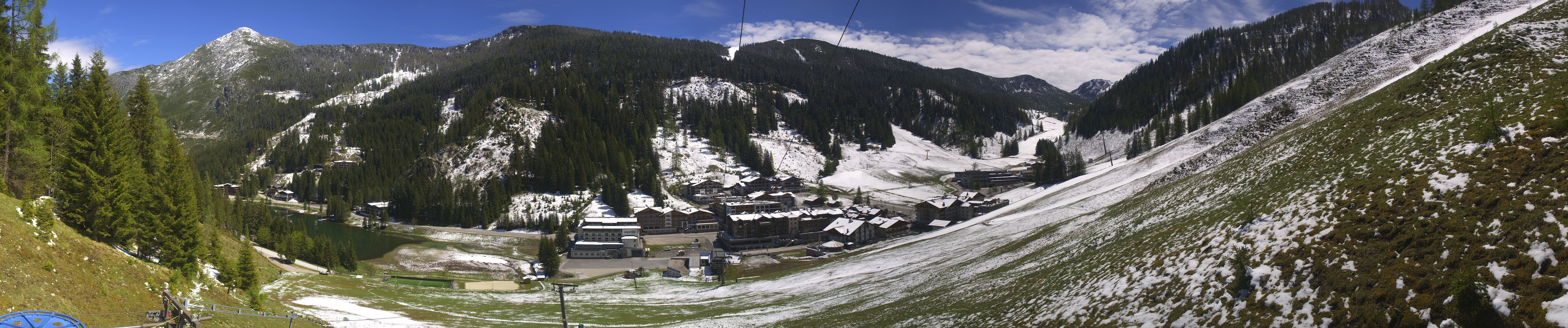Archiv Foto Webcam Panoramablick Rosskopfbahn in Zauchensee