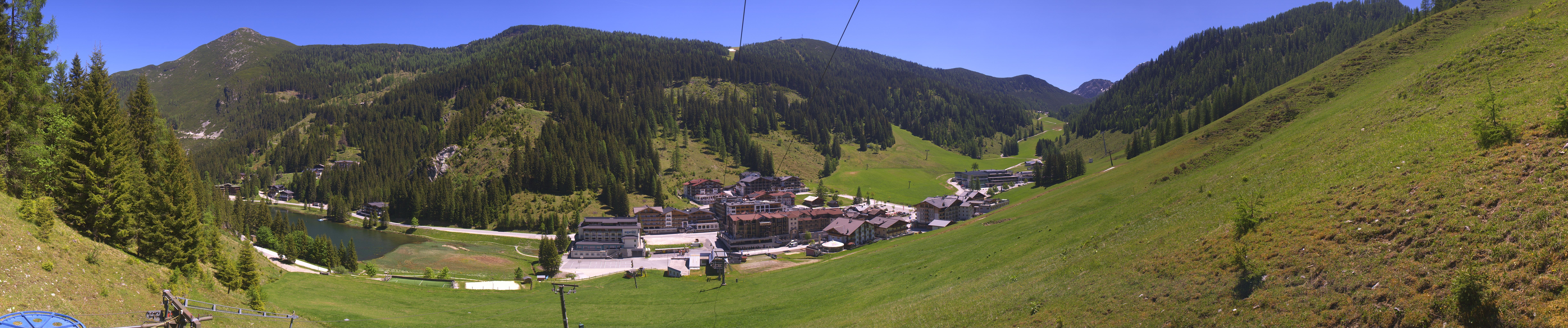 Archiv Foto Webcam Panoramablick Rosskopfbahn in Zauchensee