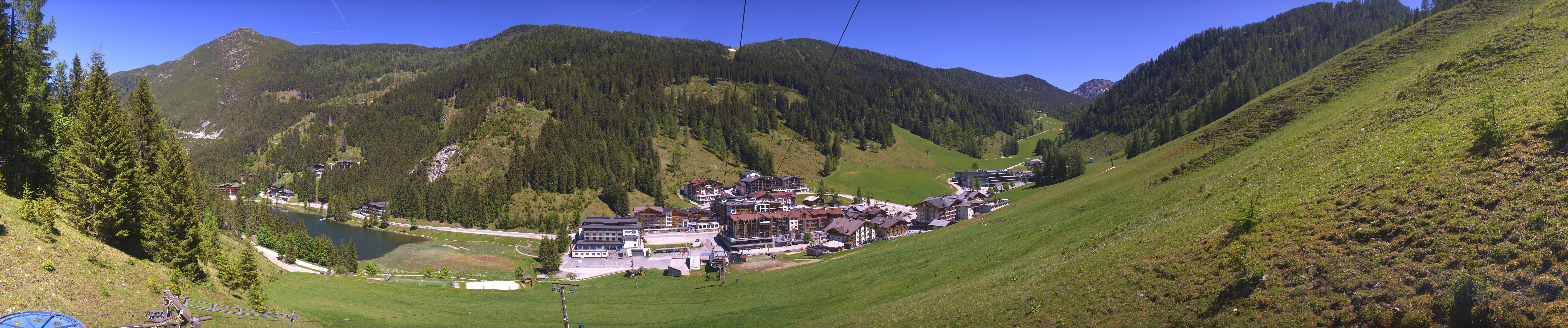 Archiv Foto Webcam Panoramablick Rosskopfbahn in Zauchensee