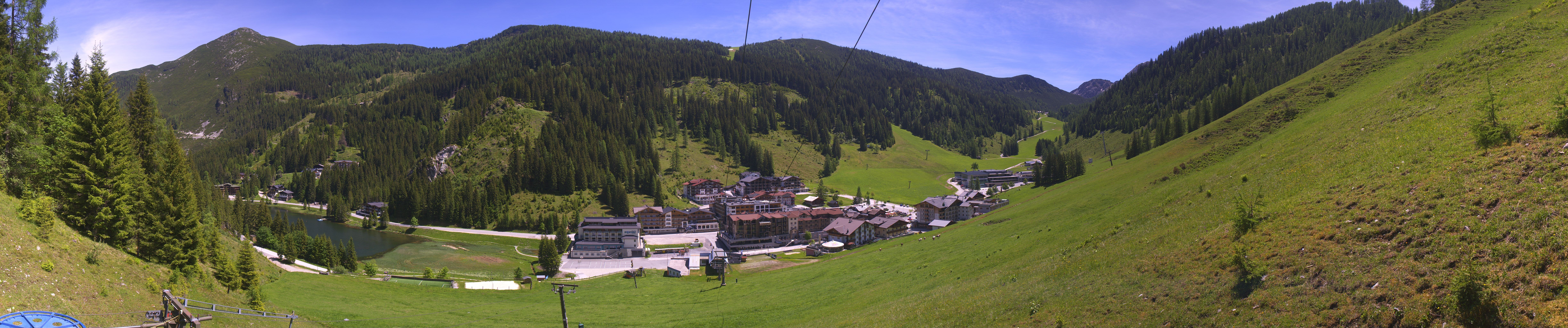 Archiv Foto Webcam Panoramablick Rosskopfbahn in Zauchensee