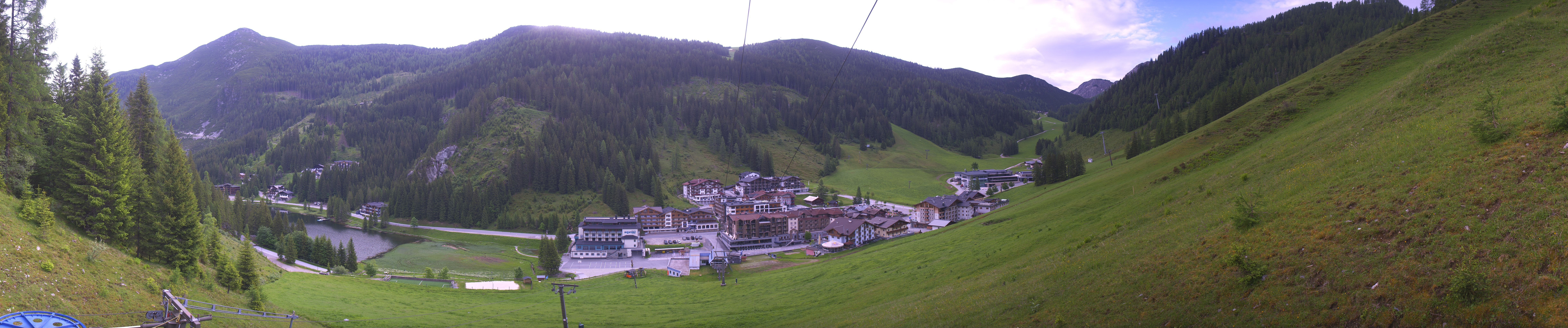 Archiv Foto Webcam Panoramablick Rosskopfbahn in Zauchensee