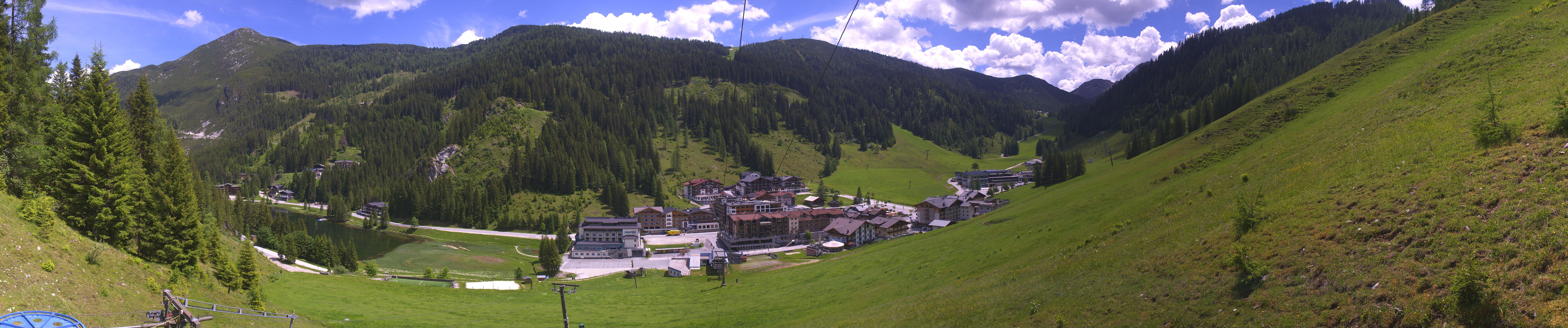 Archiv Foto Webcam Panoramablick Rosskopfbahn in Zauchensee