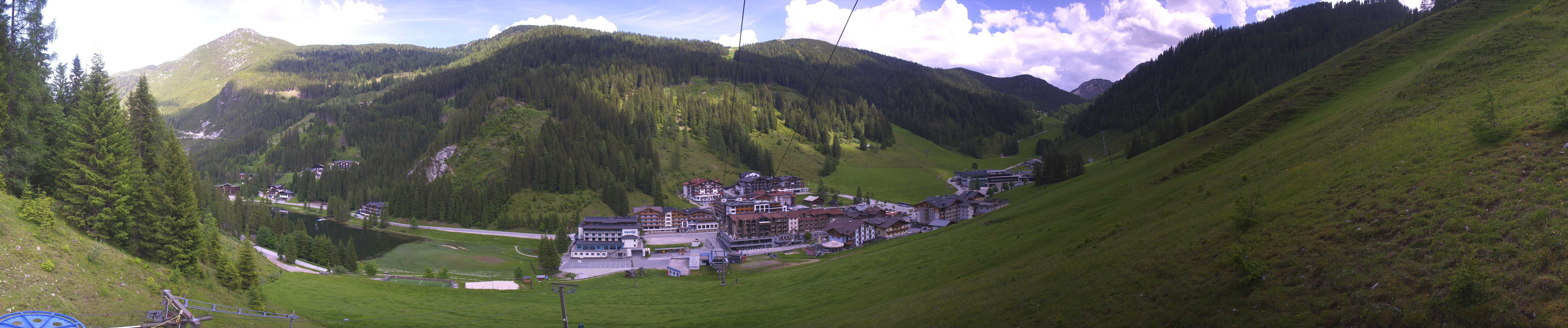 Archiv Foto Webcam Panoramablick Rosskopfbahn in Zauchensee