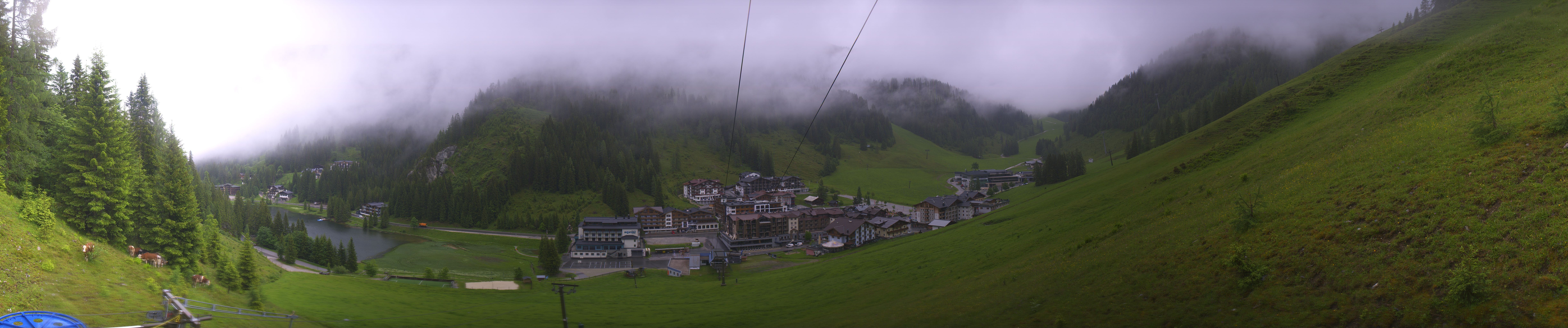 Archiv Foto Webcam Panoramablick Rosskopfbahn in Zauchensee
