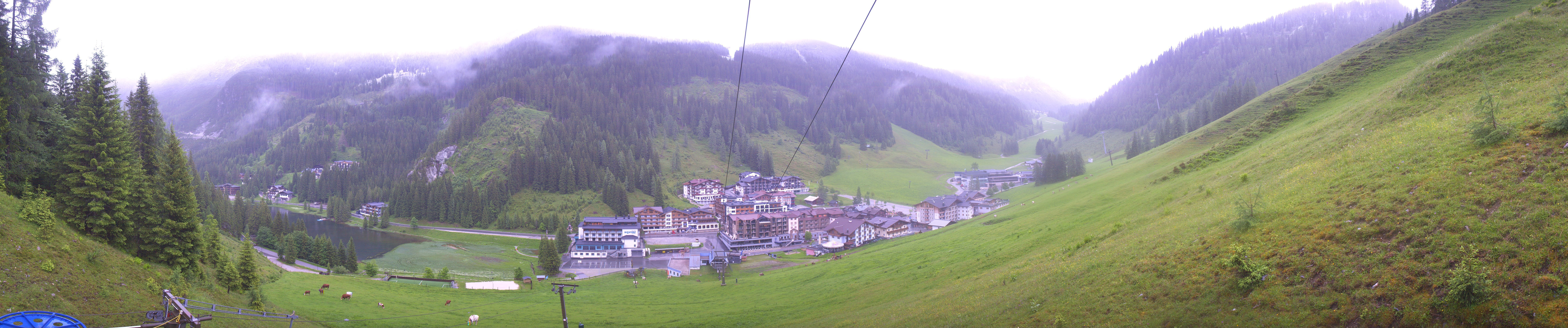 Archiv Foto Webcam Panoramablick Rosskopfbahn in Zauchensee