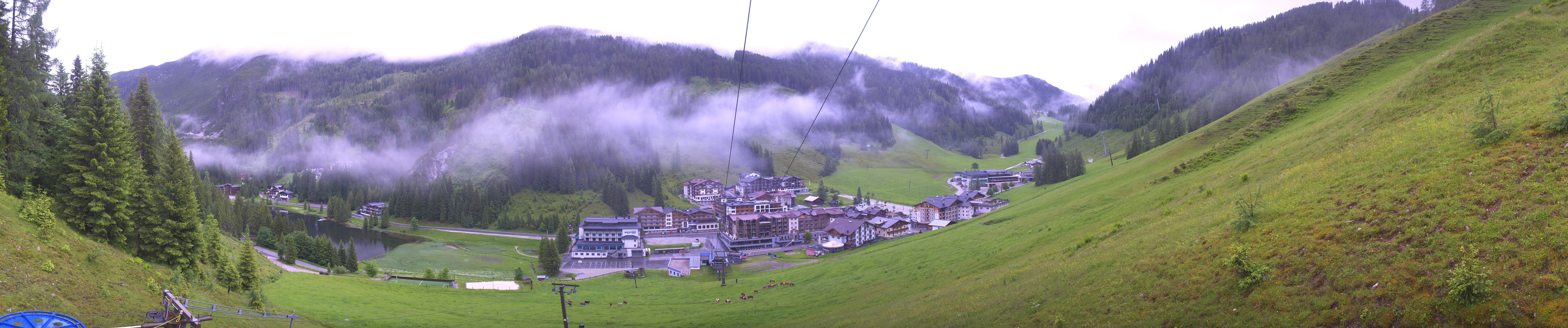 Archiv Foto Webcam Panoramablick Rosskopfbahn in Zauchensee