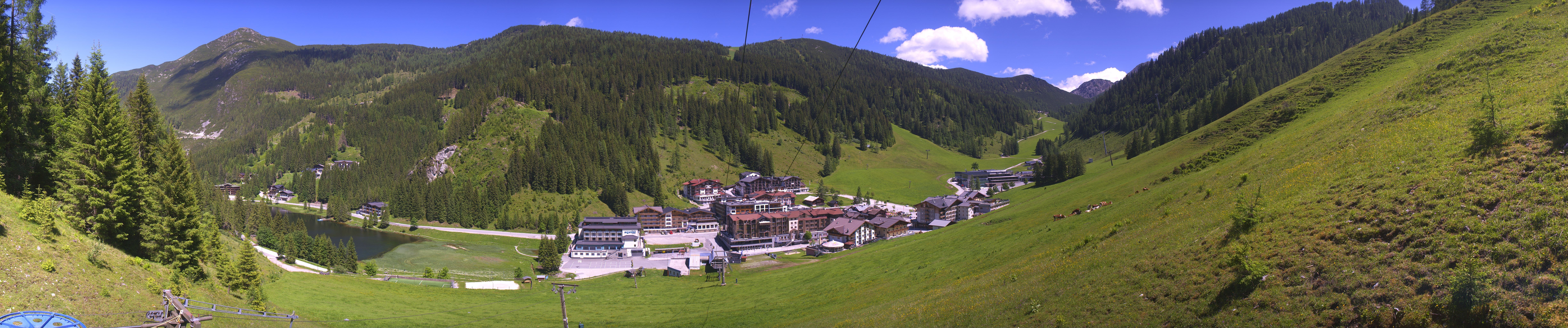 Archiv Foto Webcam Panoramablick Rosskopfbahn in Zauchensee